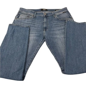 Pantalones de mezclilla MAVI Marcus ajustados de pierna recta para hombre 36x32 azul - Imagen 1 de 12