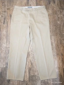 PETER MILLAR Casual Dress Pants Pima Cotton Flat Front Regular Chino Sz 36x29 - Picture 1 of 4