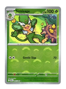 Simisage 005/086 Pokeball Reverse Black Bolt BLK NM/M AUS - Picture 1 of 2