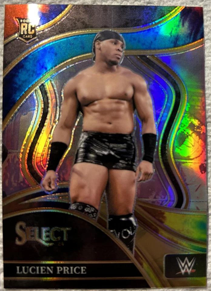 Lucien Price RC Rookie Ringside Tie Dye Prizm /25 Panini WWE 2024 Select  - Image 1 of 1