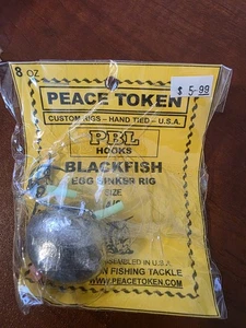 Peace Token -PBL Blackfish EGG SINKER RIG SIZE 4/0 8oz - Picture 1 of 4