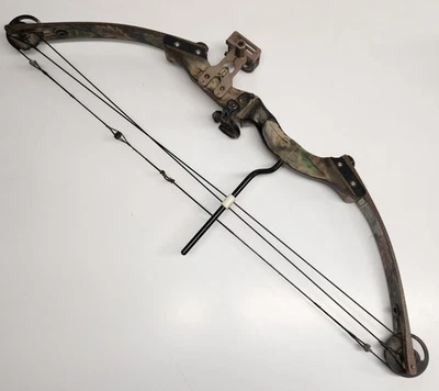 Arco compuesto mágico Hoyt USA - Acabado camuflaje - Arco de caza de tiro con arco vintage Foto 1 de 4