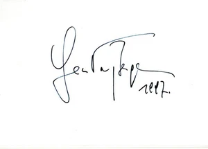 Senta Berger Austrian-German actress Signed Card Autographed - Picture 1 of 1