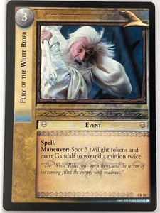 LORD OF THE RINGS TCG HELM'S DEEP RARE CARD 5R18 FURY OF THE WHITE RIDER lp - Picture 1 of 1
