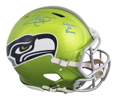 Casco Seahawks Earl Thomas "Legion of Boom" Firmado Flash F/S Velocidad Proline BAS Foto 1 de 3