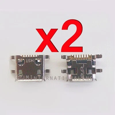 2X Acer Iconia One 10 10.1 Tablet Micro USB Cargador Puerto de Carga Conector Base Foto 1 de 2