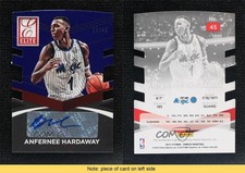 2014-15 Donruss Elite Status Signatures Blue Die-Cuts /49 Anfernee Hardaway Auto