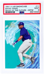 1997 Flair Showcase David Ortiz Wave of the Future #11 PSA 9 Rookie RC - Picture 1 of 2
