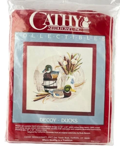 Kit señuelo patos bordado crewel Cathy Needlecraft 0519 - Imagen 1 de 5