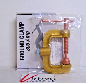 NUEVO en caja 19N770 abrazadera de tierra 300 amperios | 1 a 2/0 AWG | latón y acero | dorado - Imagen 1 de 4