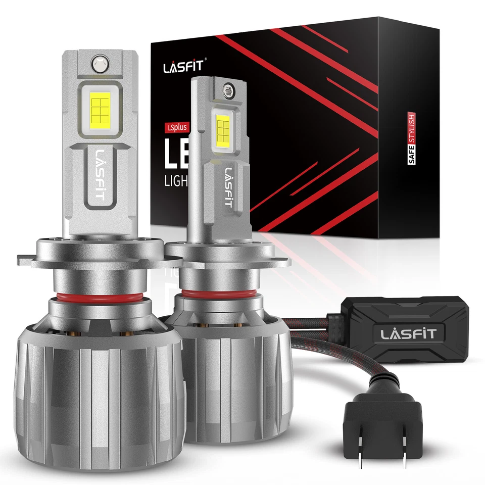 Lasfit H7 LED Headlight Bulbs Low Beam Projector Specific Conversion Kit 6000K - Image 1 of 4