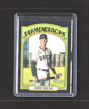 2021 Topps Heritage #590 Andy Young Chrome Black Refractor