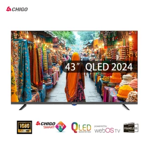 Chigo 43 inch Frameless Smart FHD QLED TV LA43AM 2024 - Picture 1 of 12