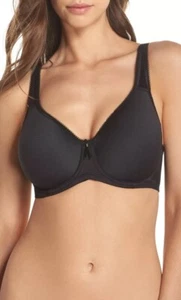 Wacoal 853192 Black Basic Beauty Spacer Underwire T Shirt Bra NWT Size 32DD - Picture 1 of 9