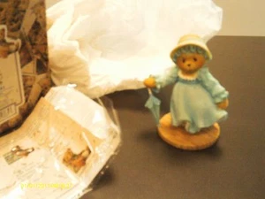 Cherished Teddies / THERESA  - Victorian girl in blue dress  -  1999 - Picture 1 of 3