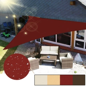 Outdoor Shade Sail 420D Triangle Waterproof Awning Patio Garden Sun Canopy Cover - Picture 1 of 15