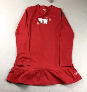 American Girl Dress Girls XL 18/20 Red Christmas Raffle Pullover Long Sleeve NWT - Picture 1 of 12