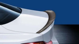 NEW BMW 4 SERIES F32 M PERFORMANCE CARBON REAR BOOTLID SPOILER 51622334545 - Picture 1 of 1
