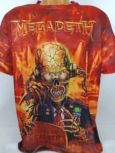 T-Shirt Megadeth "Vic",  beidseitig bedruckt, Größe XL, Tshirt neu - Bild 1 von 3