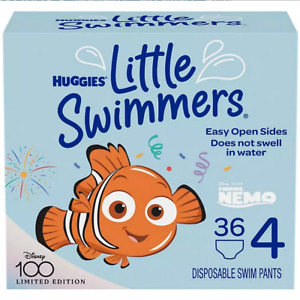 Huggies Little Swimmers Baby Swim Diapers Size 4 36 Count