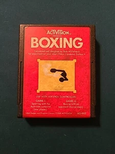 Boxing  Atari 2600 1980s Game Cartridge Tested + Working Vintage  - Picture 1 of 7
