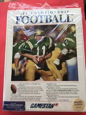 GFL Championship Football (Atari ST, 1986, GAMESTAR) Tested Game Disk, CIB! - Image 1 of 4