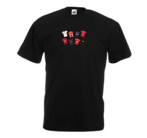 Aberdeen Retro Kits schwarz T-Shirt Erwachsene Tshirt Tee tolles Geschenk für Fans - Bild 1 von 1