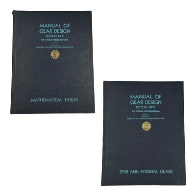 Manual of Gear Design Section One & Section Two by Earle Buckingham H/C - Image 1 of 4