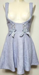 Liz Lisa Ribbon Blue Wool Blend Jumper Skirt LIZ LISA Dress Size 0 EUC