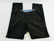 Eddie Bauer Jeans Women's Size 2 Brown Denim Low Rise Straight Leg Dark Wash
