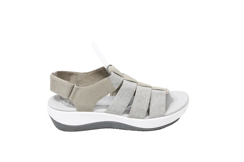 Sandali Clarks Cloudsteppers donna plateau tg 7 zeppa tacco ammortizzato comodi