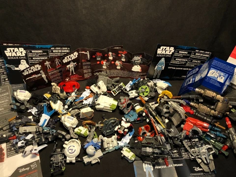 *HUGE LOT* Star Wars FORCE AWAKENS Build-a-Weapon & Armor-Up CUSTOM FODDER 3.75" Cover
