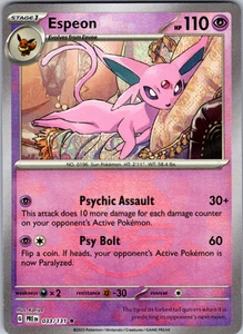 Espeon Pokeball Pattern 033/131 SV: Prismatic Evolutions Rare - NM - Bild 1 von 2