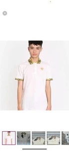VERSACE BAROCCO KIDS POLO SHIRT - Picture 1 of 4