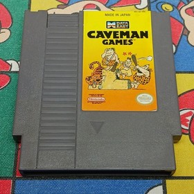 Caveman Games (Nintendo NES) Authentic, Cleaned/Tested Party Game
