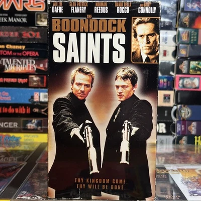 Boondock Saints 1999 VHS Tested Rental Norman Reedus Willem Dafoe Crime Thriller - Image 1 of 4