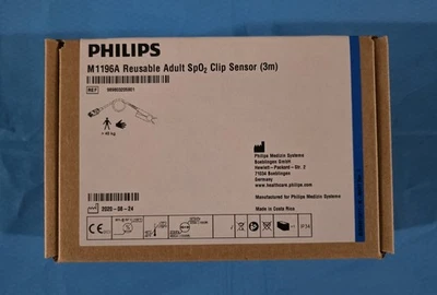 Philips M1196A Adult Clip SpO2 Reusable Sensor - Image 1 of 4
