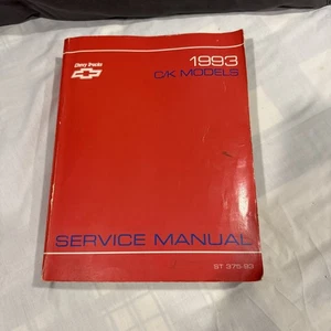 1993 Chevrolet Pickup, Suburban, Tahoe Truck Shop Manual Original GM Book - Picture 1 of 13