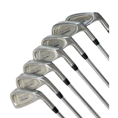 Juego de hierro equilibrado punta tacón Top Flite Plus 4-PW varilla de acero derecha Foto 1 de 3
