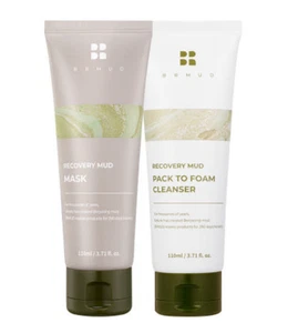 BRMUD Recovery Mud Mask 110ml + Mud Cleanser 110ml K-Beauty / Cardi B's Selected - Picture 1 of 13
