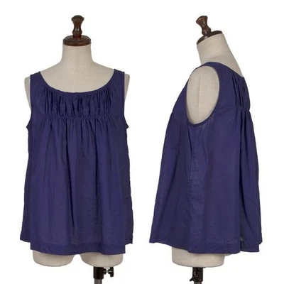 Camiseta sin mangas tricot COMME des GARCONS algodón lino diseño conjunto talla S (K-152748) Foto 1 de 4