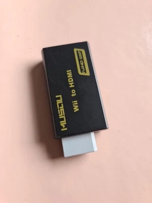 Nintendo Wii 2 HDMI Adapter Konverter Full-HD TV 1080p HDMI Stick  - Bild 1 von 2