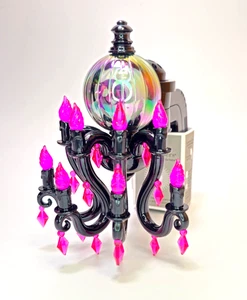 Bath & Body Works Wallflower Plug-In Black Iridescent Chandelier with Pink Flame - Picture 1 of 9
