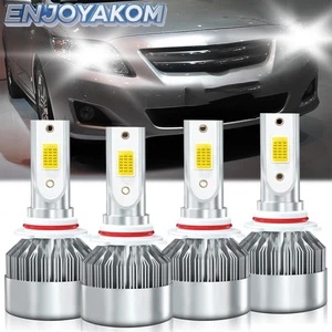 For Toyota Corolla 2017-2018 10000lm LED Headlight High Low Bulbs Kit 4x 6000K - Picture 1 of 11