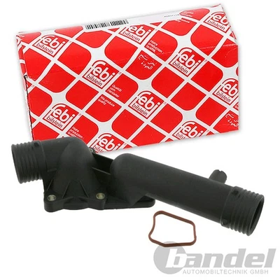 FEBI THERMOSTATGEHÄUSE MIT DICHTUNG passend für BMW 5er + TOURING E39 7er E38 - Bild 1 von 4