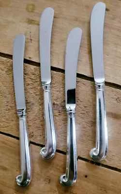 Sterling Silver Butter Knives -Set of 4- Williamsburg Queen Anne by Kirk-Stieff - Image 1 of 4