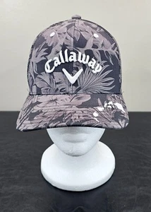 Callaway Hawaii Floral Print Ko Olina Rope Hat Snapback Black Island - Picture 1 of 16