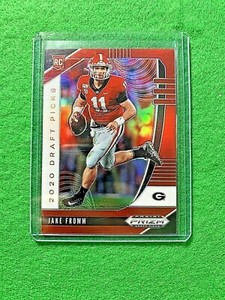 JAKE FROMM RED PRIZM CARD JERSEY #11 GEORGIA RC 2020 Prizm DP BILLS ROOKIE RC
