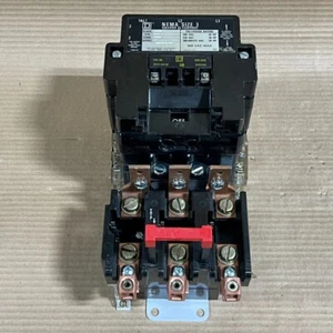 SQUARE D 8536SE01S STARTER NEMA 3 90 AMP OVERLOAD 600V MAX 120V COIL 50/60HZ - Picture 1 of 2