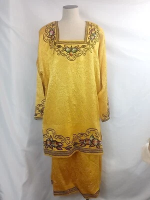 Винтажный Rija моды юбка костюм женщин один размер цветочный африканский стиль дашики - Изображение 1 из 4